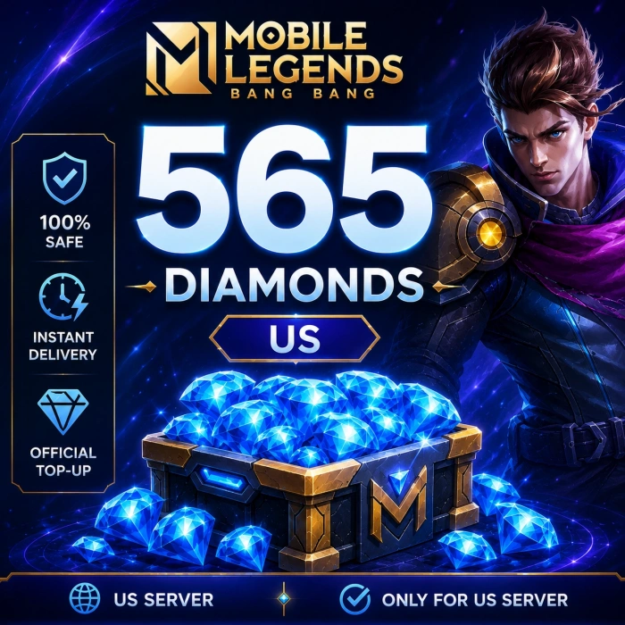 MLBB 500+65 Diamonds US