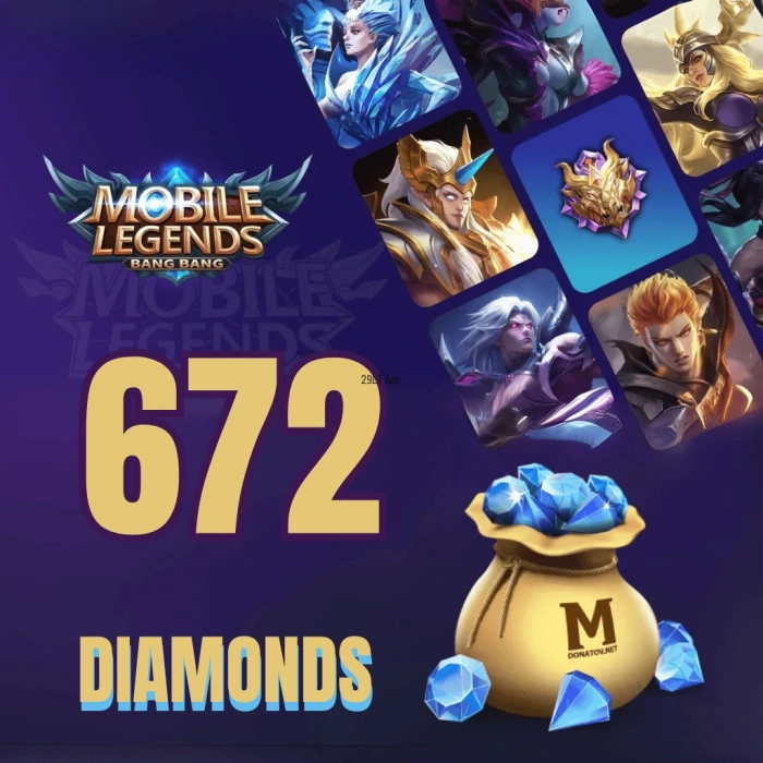 MLBB 672 Diamantes PHP