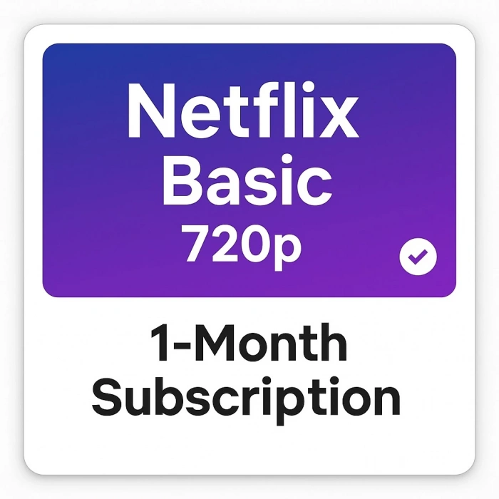 Netflix Temel 720p 1 Ay Üyelik