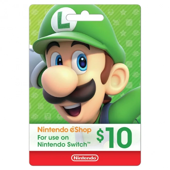 Vale de 10 $ de Nintendo