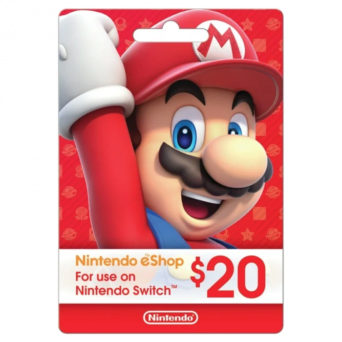 Cupón de $20 de Nintendo