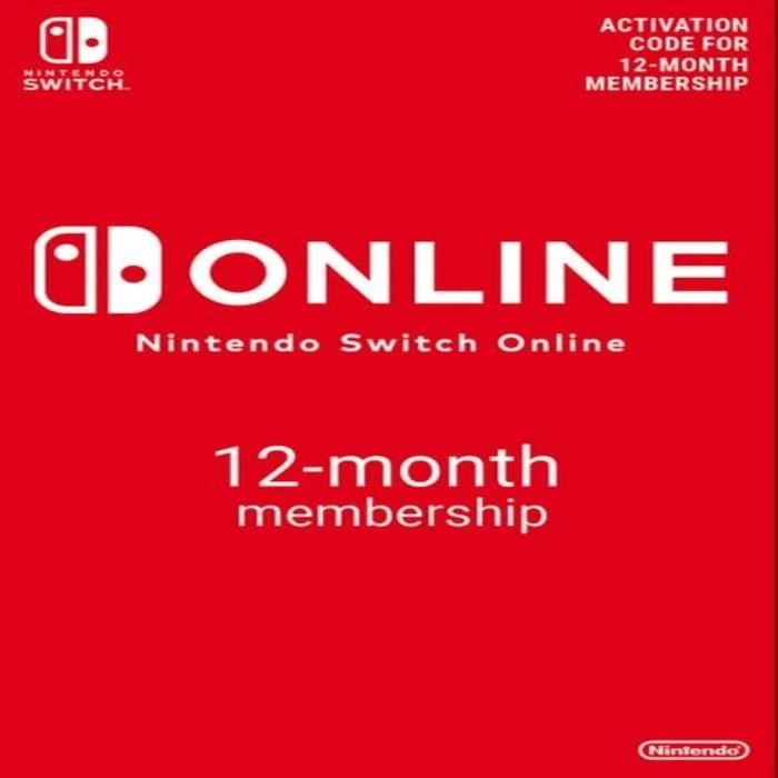Nintendo Switch Online 12 Meses (365 Días) de Membresía - Clave de CD de Switch