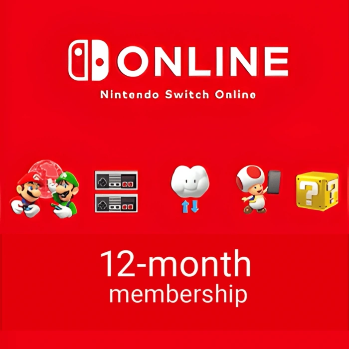 Nintendo Switch Online 12 Month (365 Day) Membership - Switch CD Key