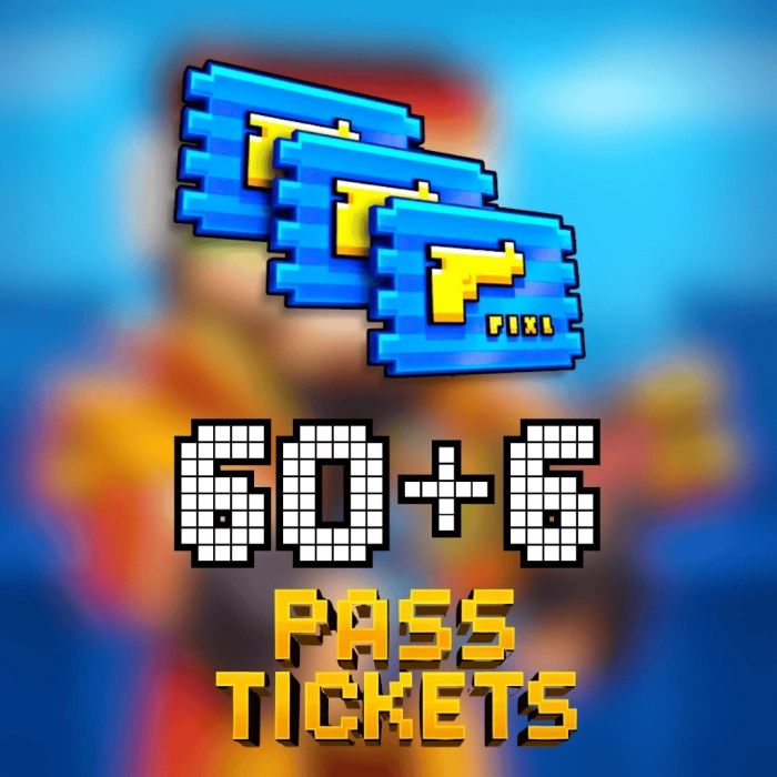 Pixel Gun 3D 66 (60+6) Pixel Pass Tickets