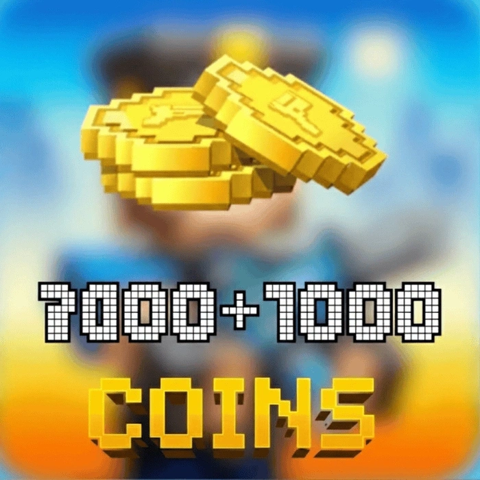 Pixel Gun 3D 8000 (7000+1000) Coins