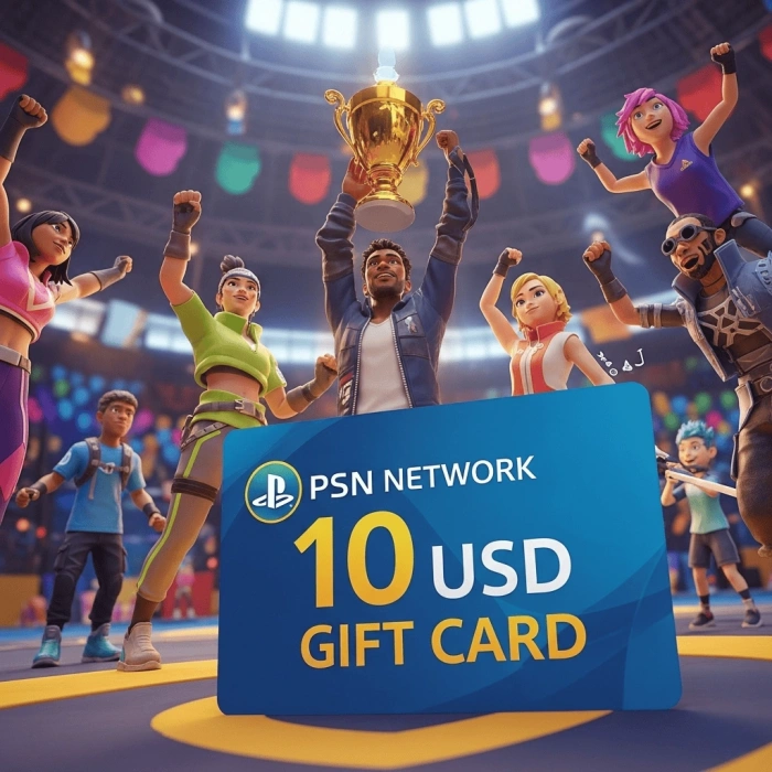 PSN Network 10 USD Gift Card