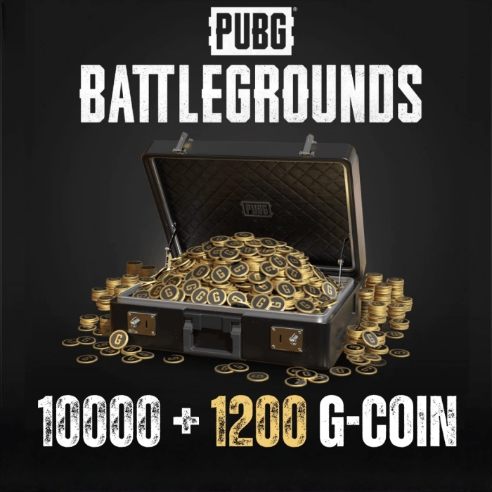 PUBG Battlegrounds 10000 + 1200 G-Coin