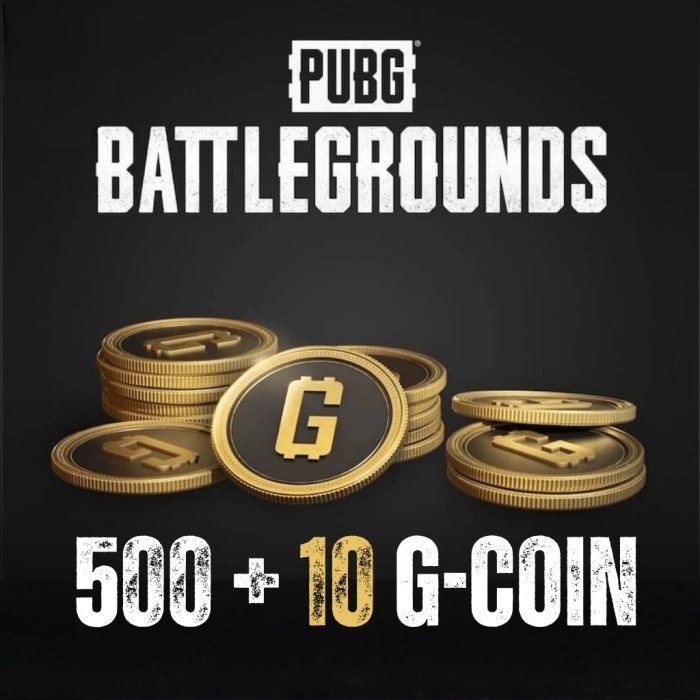 PUBG Бойни пазари 500 + 10 G-Coin