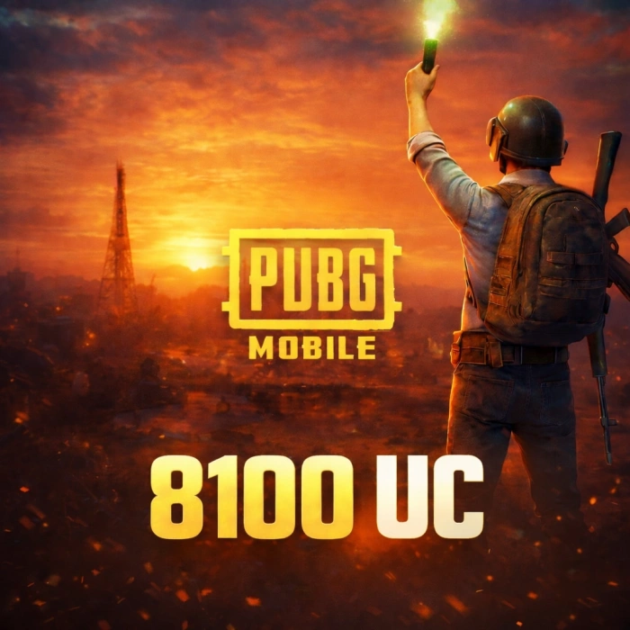 PUBG Mobile 8100 UC TR