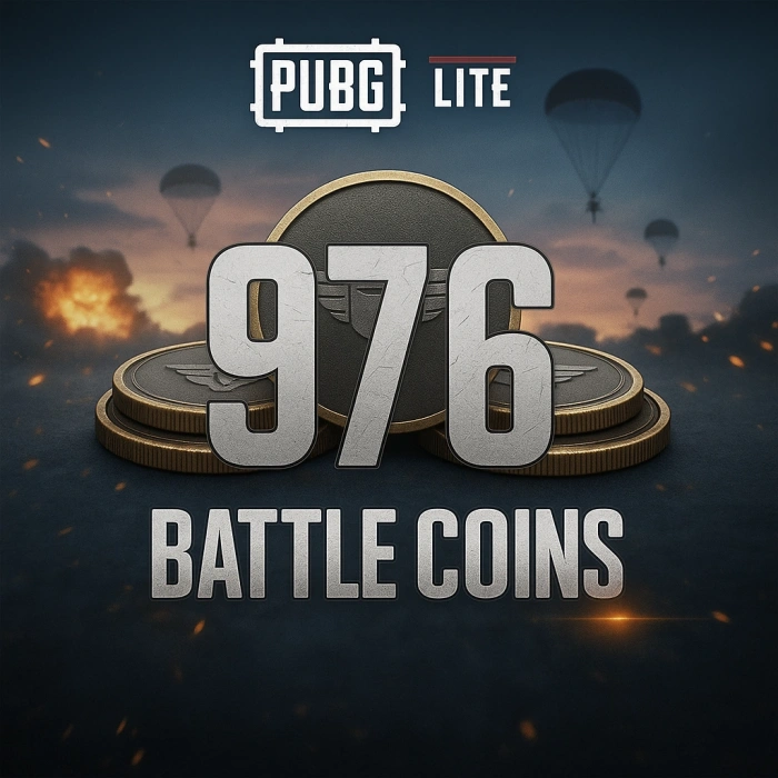 PUBG MOBILE LITE – 976 (610+366) Battle Coin