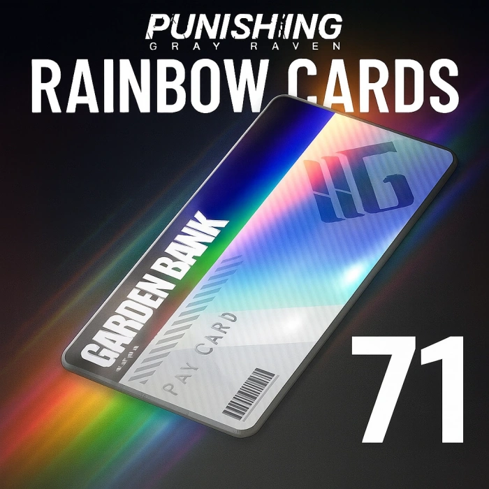 Punishing Gray Raven 71 Rainbow Cards