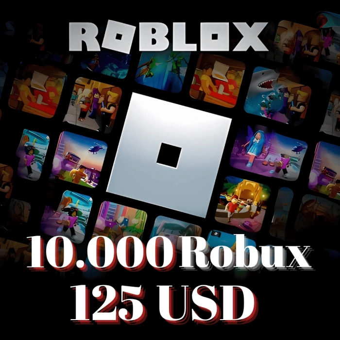 Roblox 10,000 Robux 125 Usd