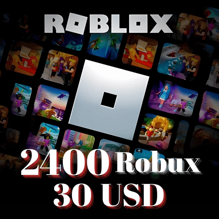 Roblox 2400 Robux 30 Usd