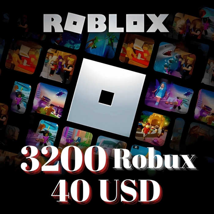 Roblox 3200 Robux 40 Usd