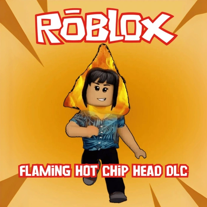 Roblox - Flaming Hot Chip Head DLC