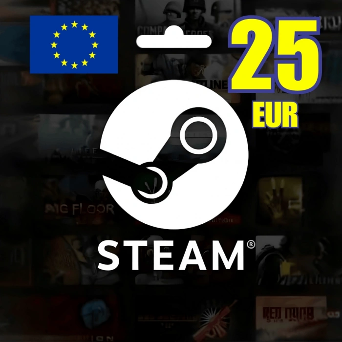 Código da Carteira Steam de 25 EUR