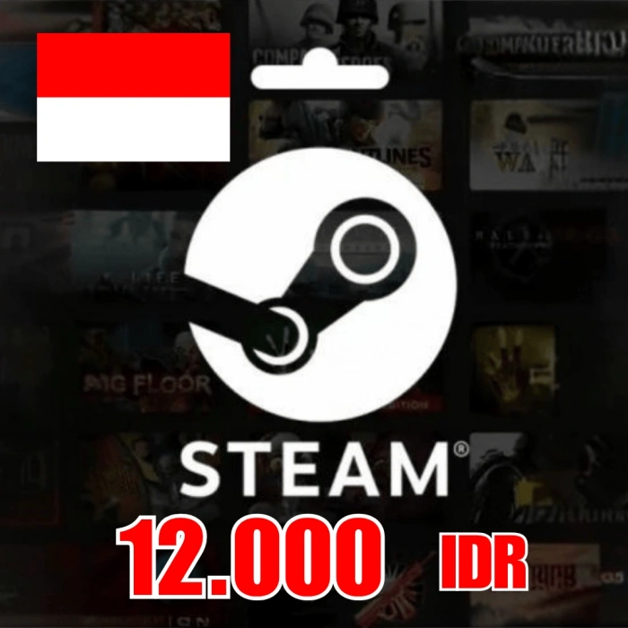Porte-monnaie Steam 12 000 IDR