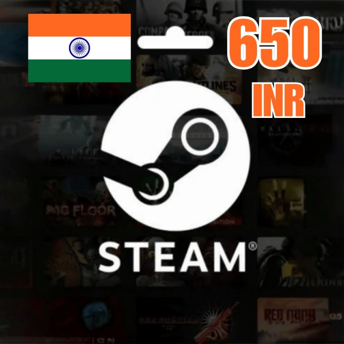 Steam Wallet 650 INR