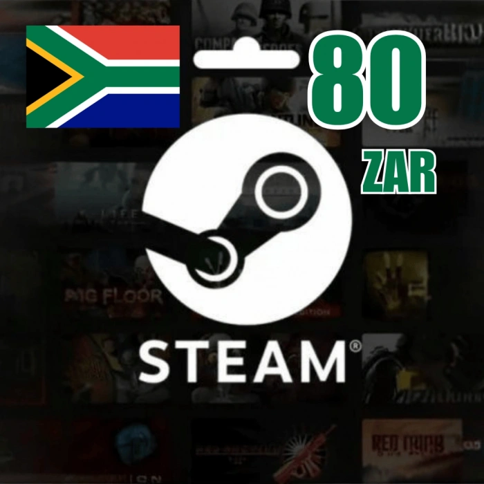 Steam Wallet 80 ZAR