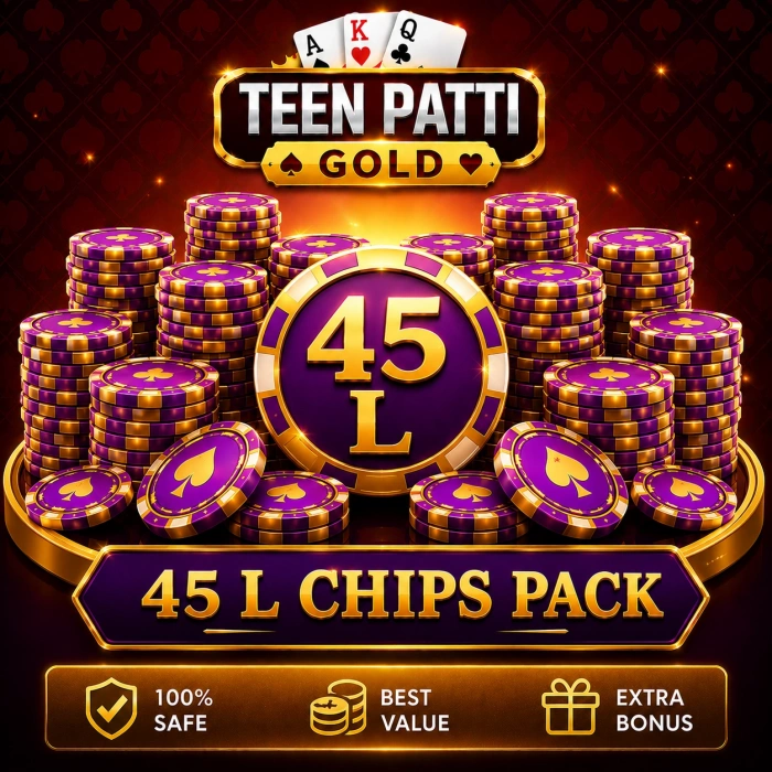 Teen Patti Gold 45 L Chips Pack