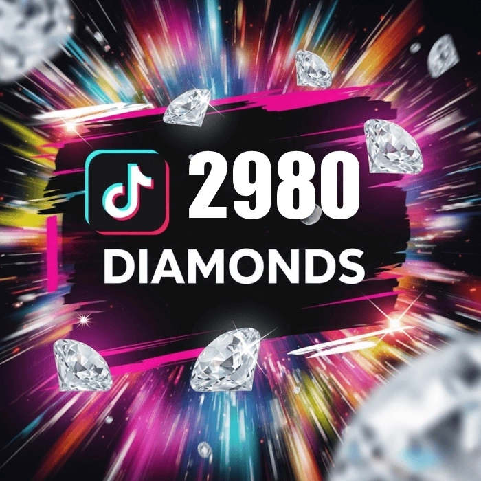 TikTok 2980 Diamonds China