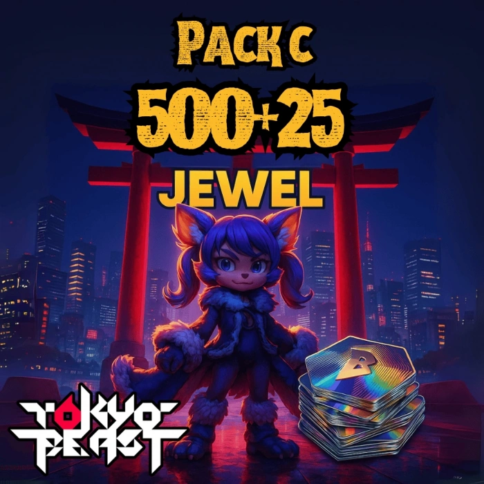 Tokyo Beast Jewel Pack C - 500+25 Jewels