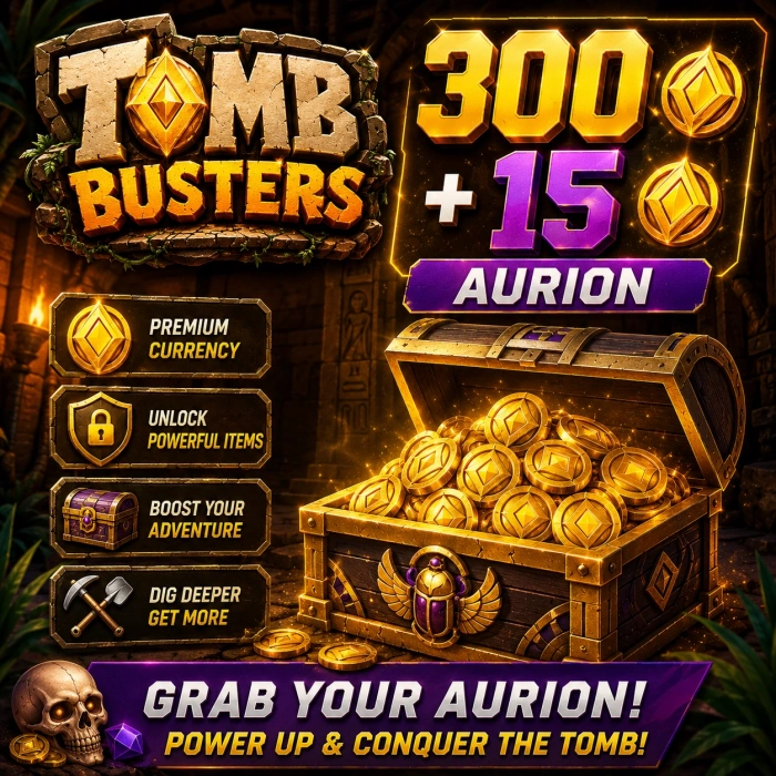 Tomb Busters 300+15 Aurion