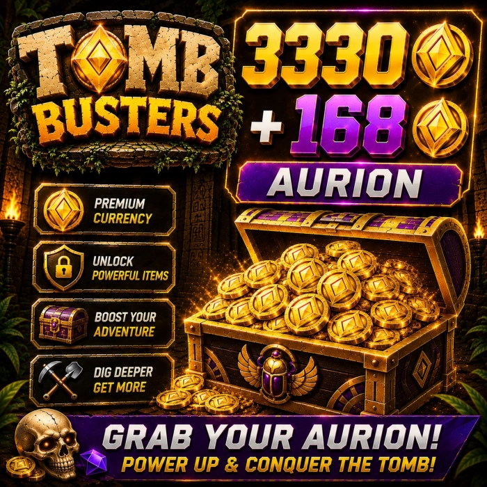 Tomb Busters 3330+168 Aurion