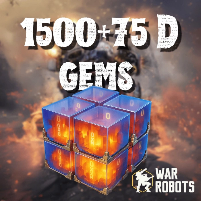 War Robots 1500 + 75 D Gemas