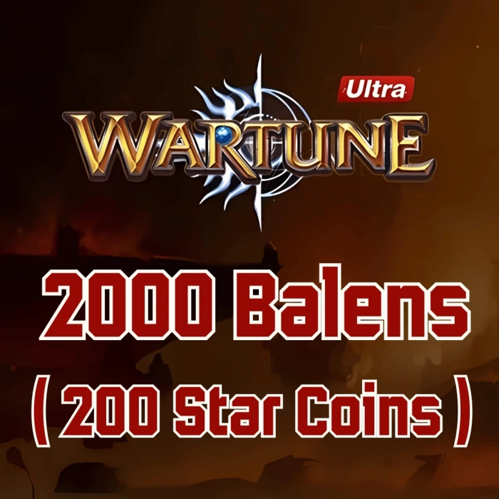 Wartune 2000 Balens ( 200 Star Coins )