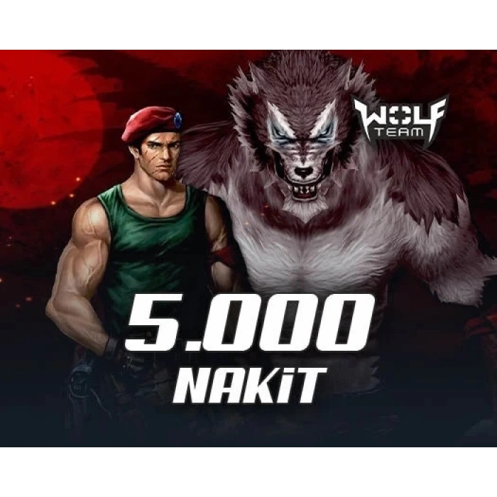 Wolfteam 12.750 Joypara 5000 Nakit