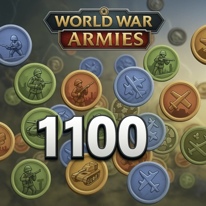 World War Armies 1100 Tokens