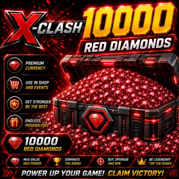 X-Clash 10000 Red Diamonds