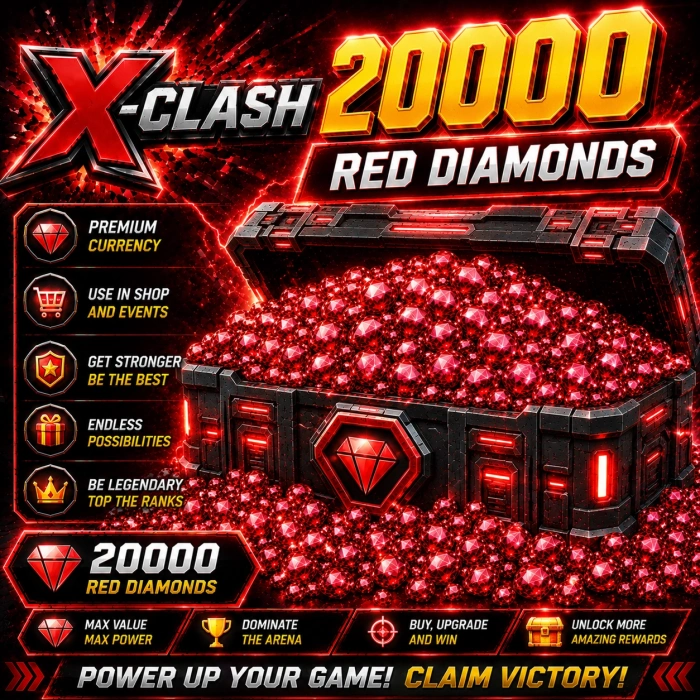 X-Clash 20000 Red Diamonds