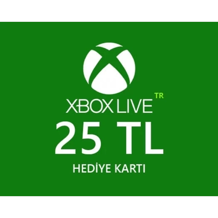 Tarjeta de regalo de Xbox de 25 TL