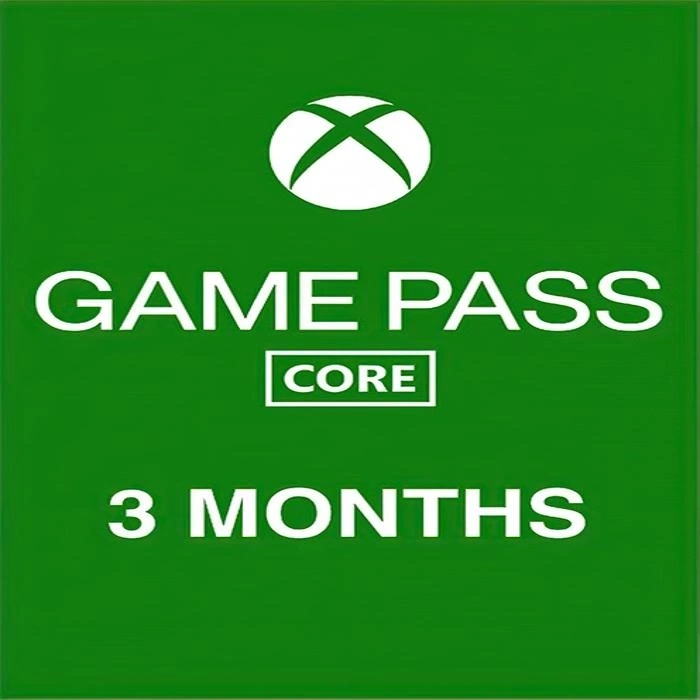 Membresía de Xbox Game Pass Core de 3 Meses