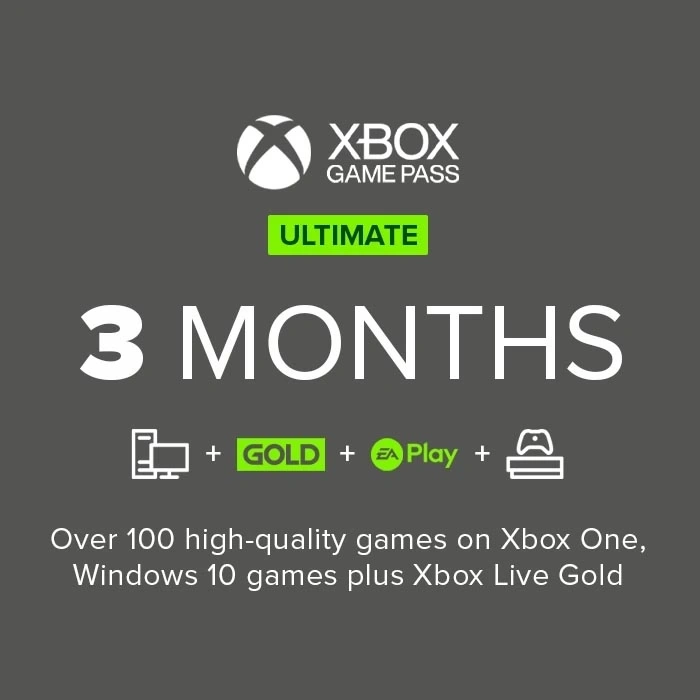 3 Meses de Xbox Game Pass Ultimate