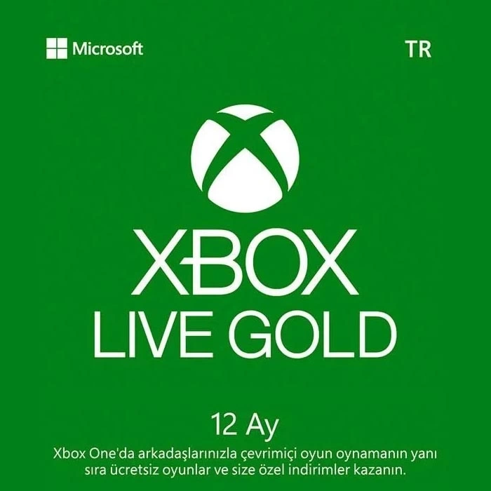 12 Ay Xbox Live GOLD