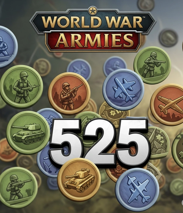 World War Armies 525 Tokens
