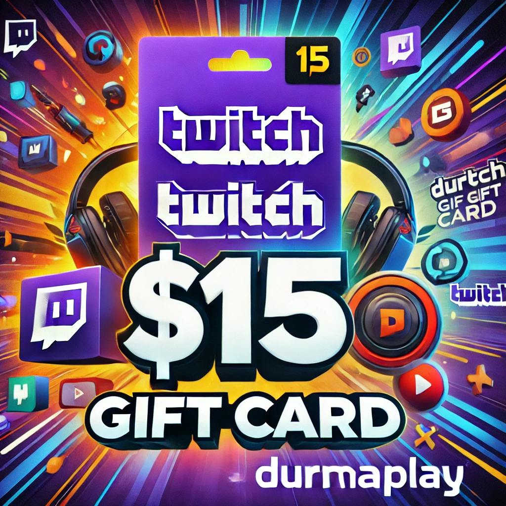 Buying and Activating Twitch $15 Gift Card Guide - Durmaplay