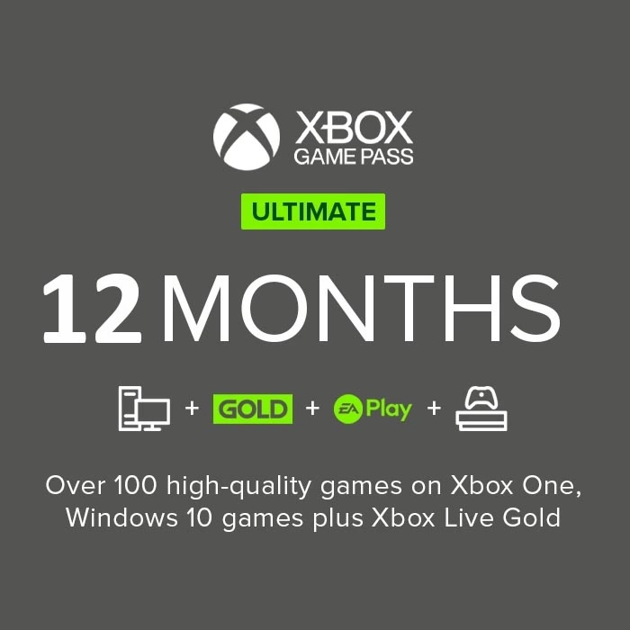 Buy Xbox Game Pass Ultimate 12 Months Membership Fast Delivery