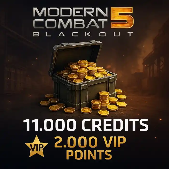 11,000 Credits + 2,000 Vip Points