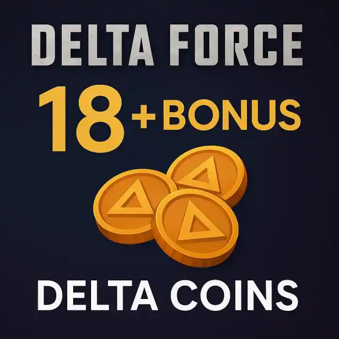 18 + Bonus Delta Coins