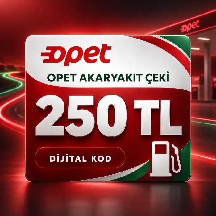 250 TL Opet Akaryakıt Çeki