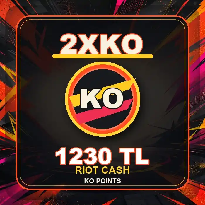 2XKO - KO Points 1230 TL Riot Cash