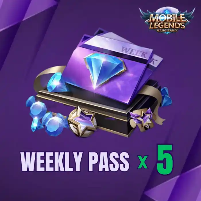 5 x Weekly Diamond Pass Indonesia