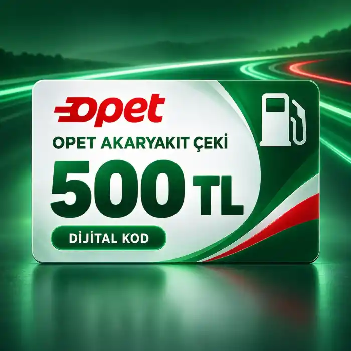 500 TL Opet Akaryakıt Çeki