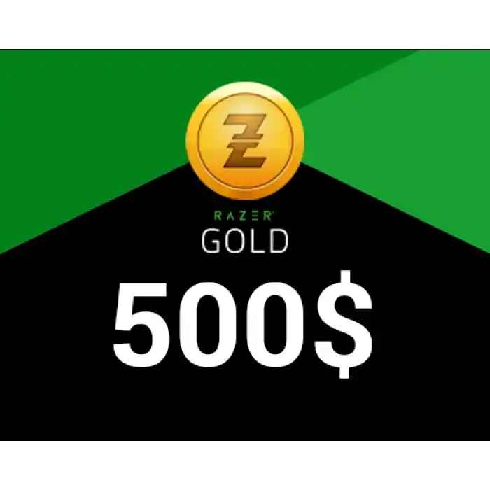 500 USD Razer Gold Глобальный пин