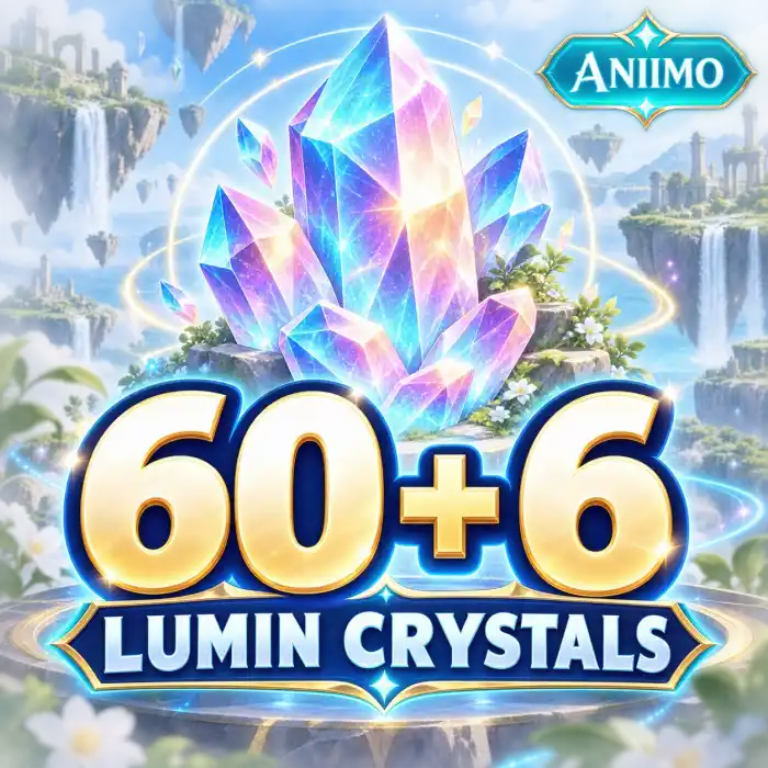 60 + 6 Lumin Crystals