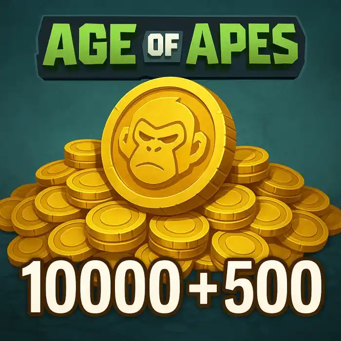 Age Of Apes 10000 + 500 Coin
